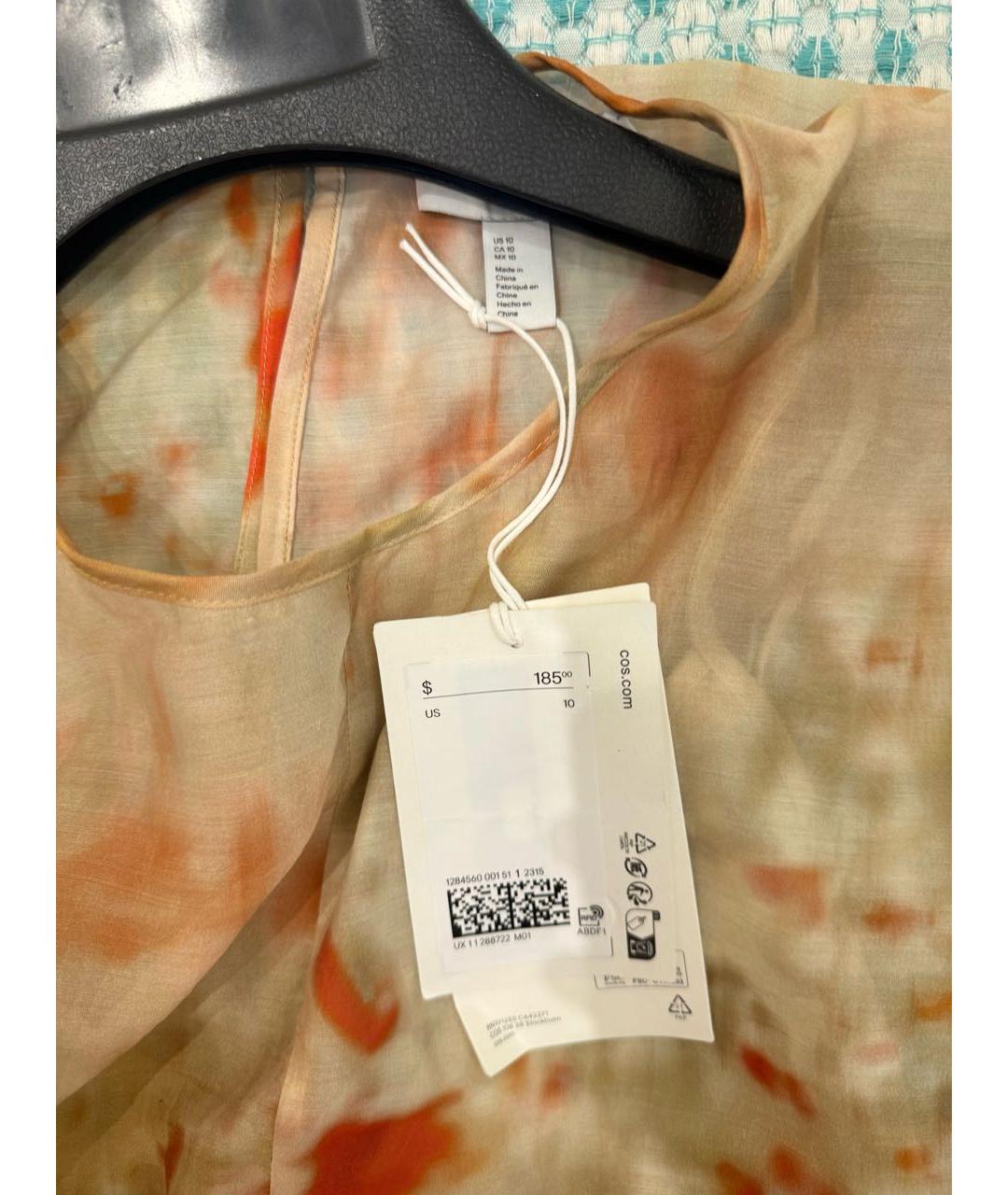 COS Мульти вискозное повседневное платье, фото 5