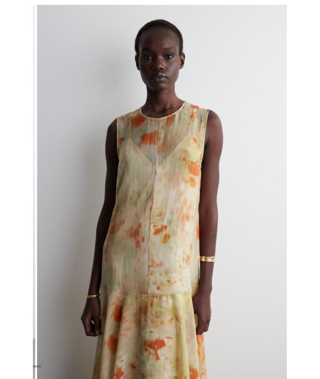 COS Мульти вискозное повседневное платье, фото 8