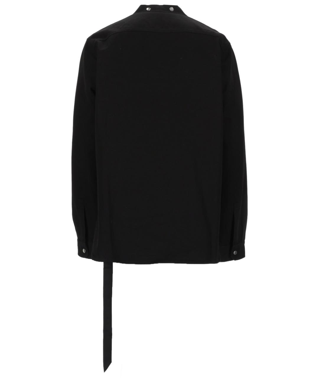 RICK OWENS DRKSHDW Черная хлопковая кэжуал рубашка, фото 2