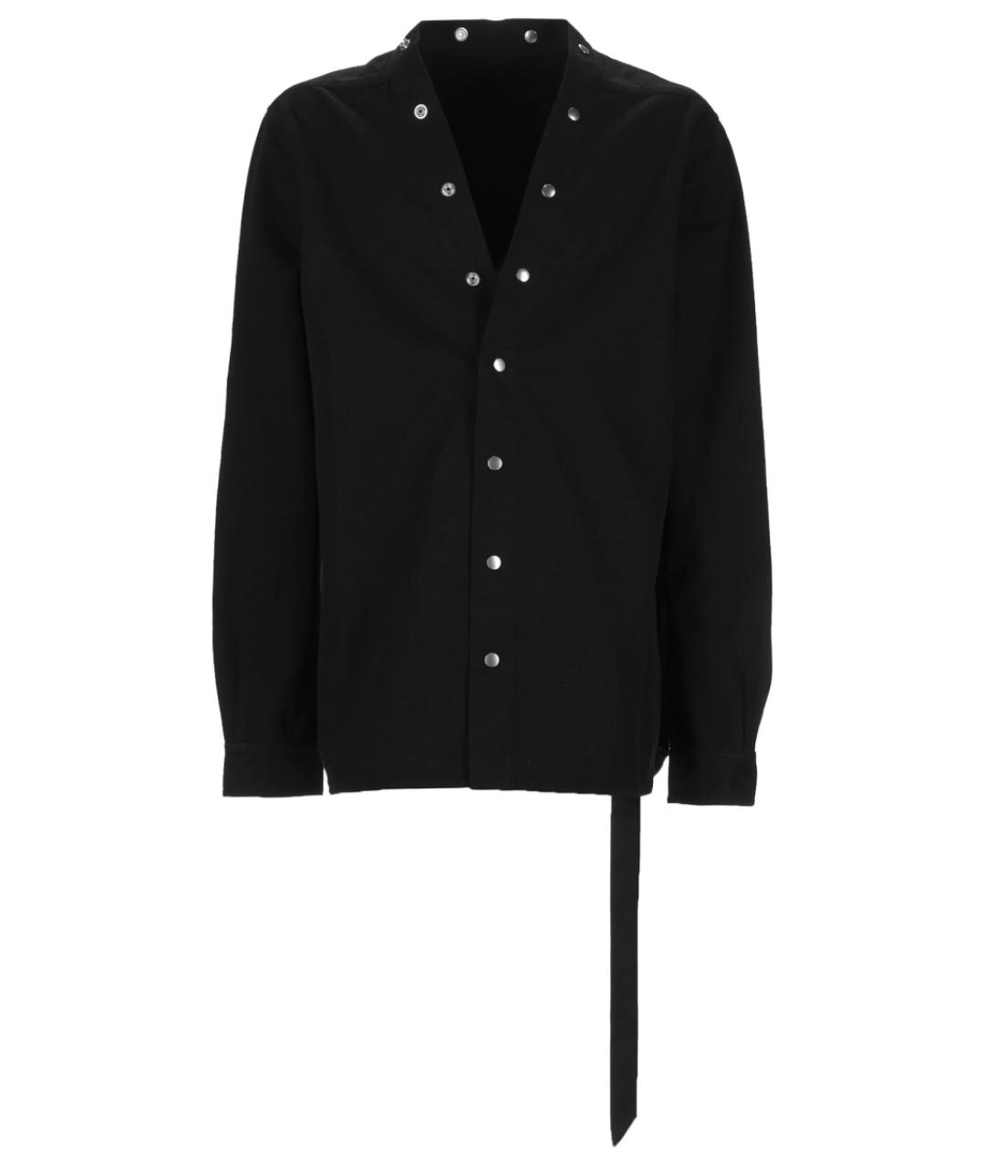 RICK OWENS DRKSHDW Черная хлопковая кэжуал рубашка, фото 1