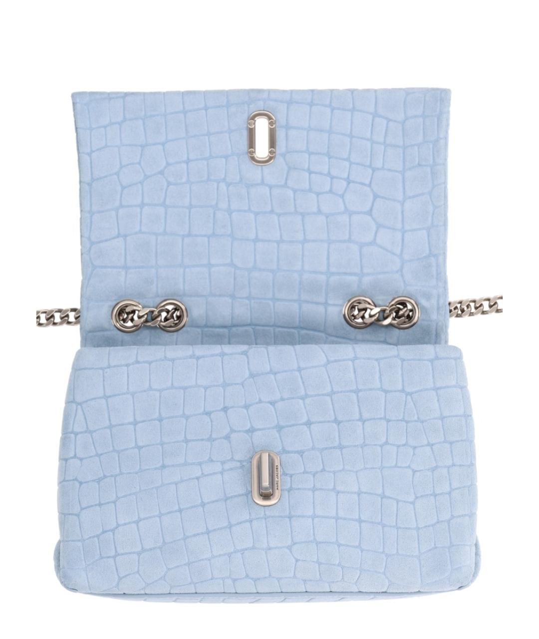 MARC JACOBS Синяя замшевая сумка через плечо, фото 4