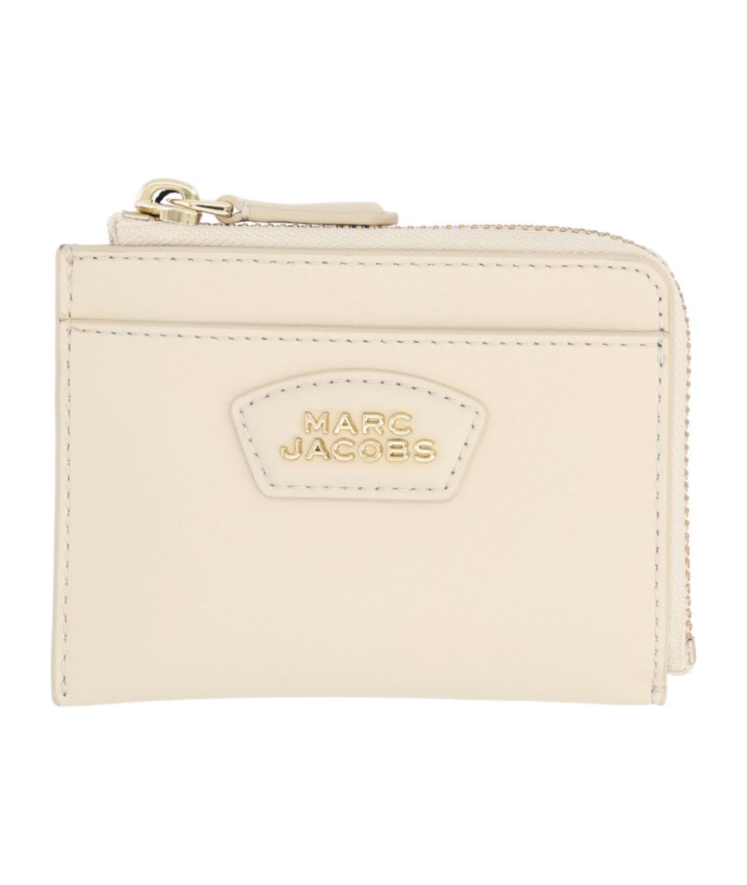 MARC JACOBS Белый кожаный кошелек, фото 1