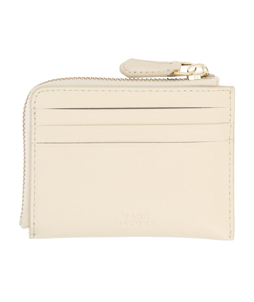 MARC JACOBS Белый кожаный кошелек, фото 2