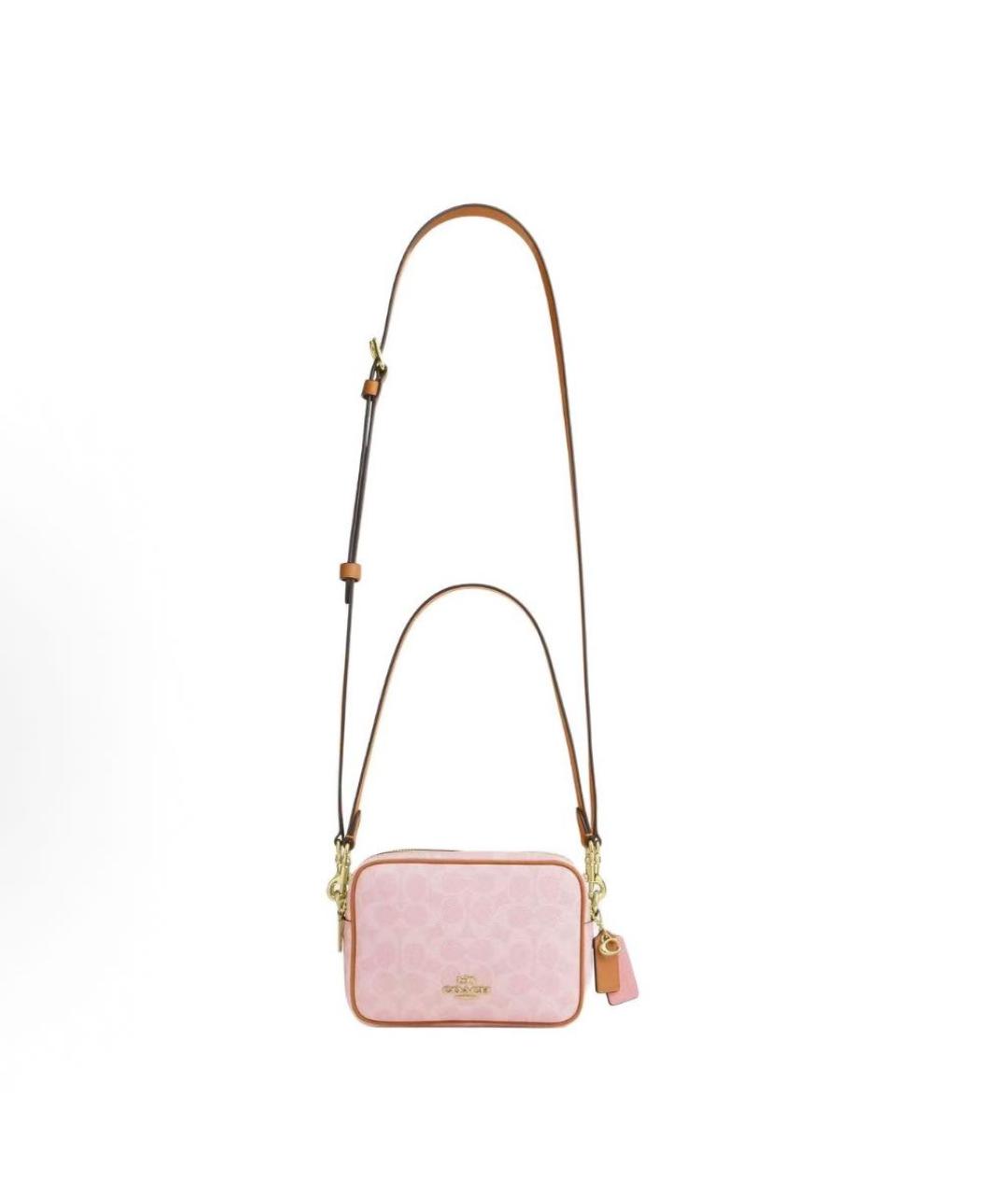 COACH Розовая сумка через плечо, фото 2