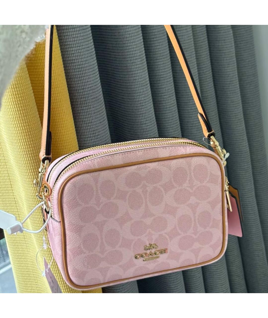 COACH Розовая сумка через плечо, фото 7