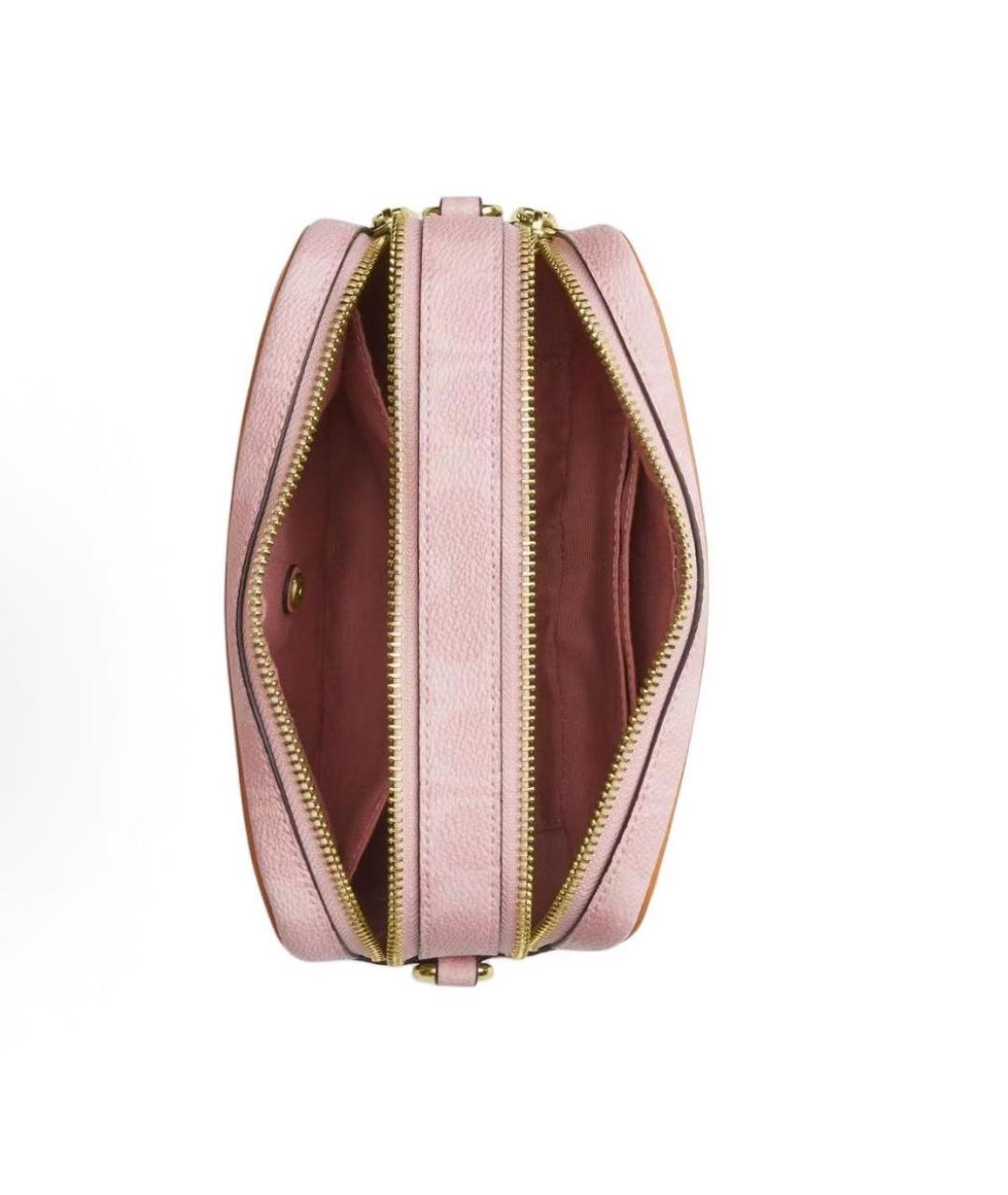 COACH Розовая сумка через плечо, фото 3