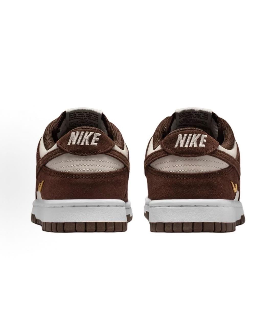 NIKE Коричневые замшевые кроссовки, фото 5