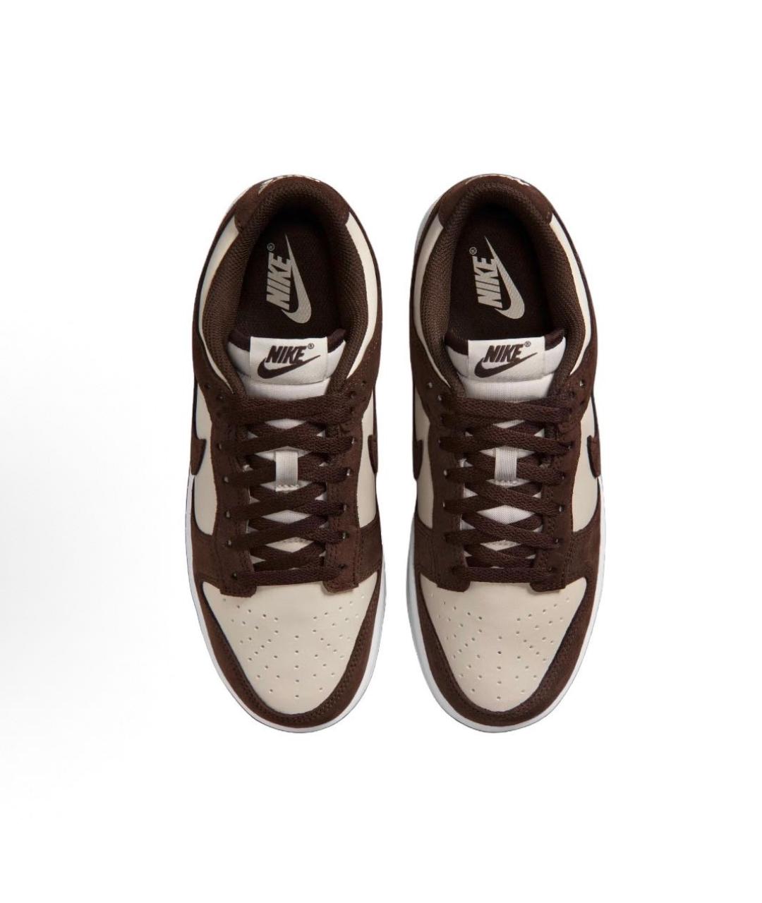 NIKE Коричневые замшевые кроссовки, фото 4