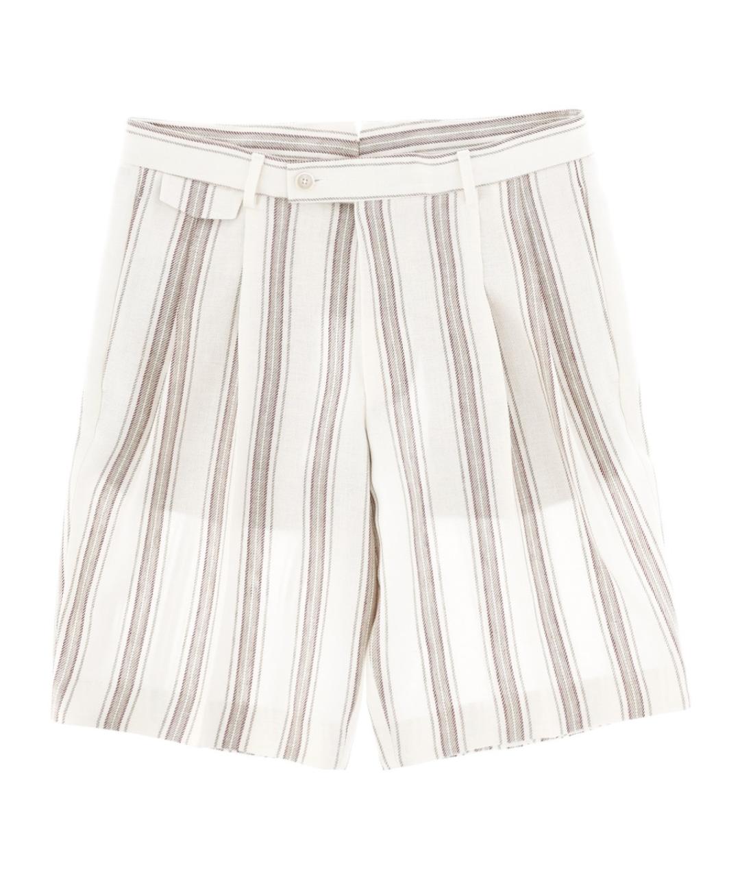 HUGO BOSS Мульти льняные шорты, фото 1