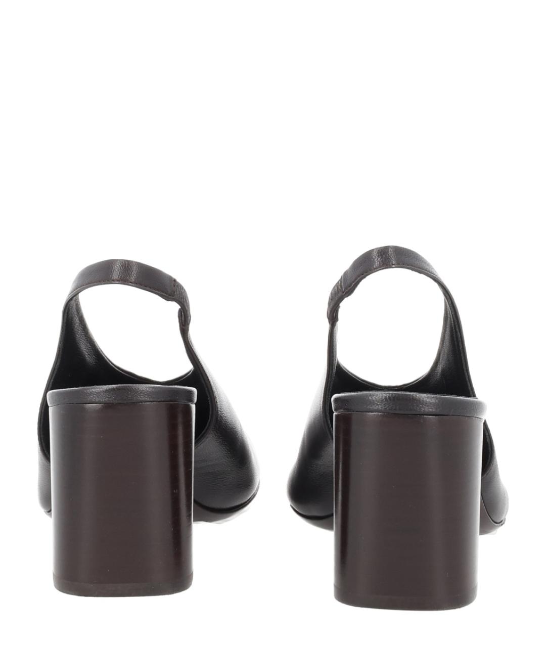 LEMAIRE Коричневые кожаные туфли, фото 4