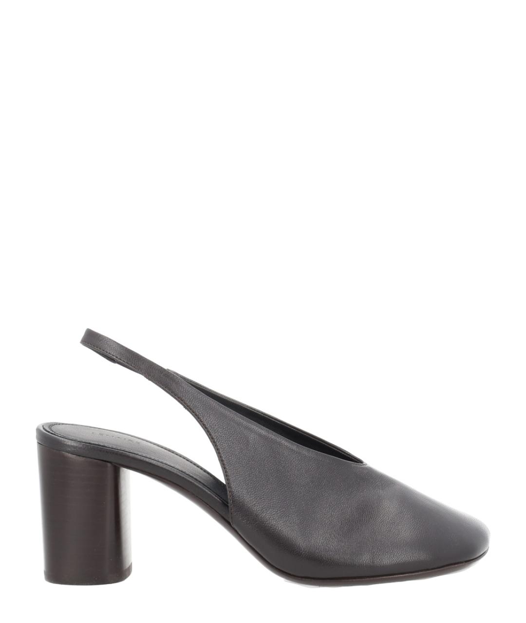 LEMAIRE Коричневые кожаные туфли, фото 1