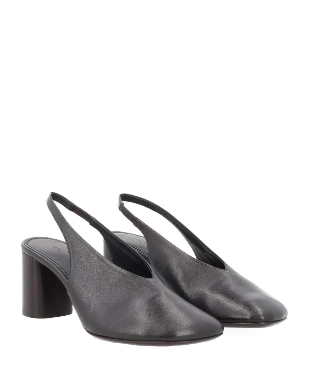 LEMAIRE Коричневые кожаные туфли, фото 2