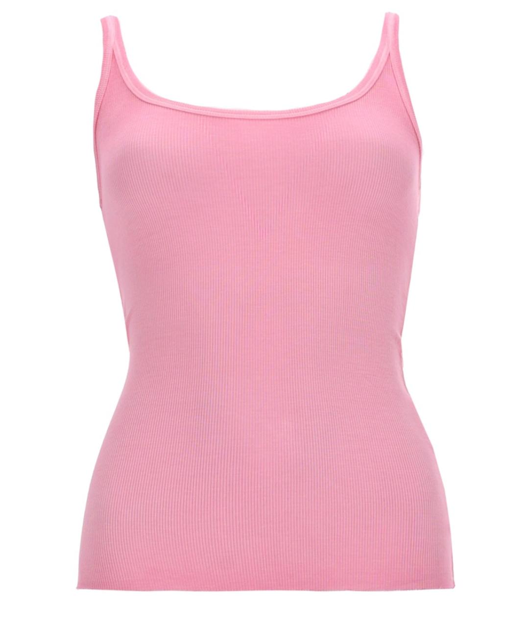 MSGM Розовая вискозная майка, фото 1