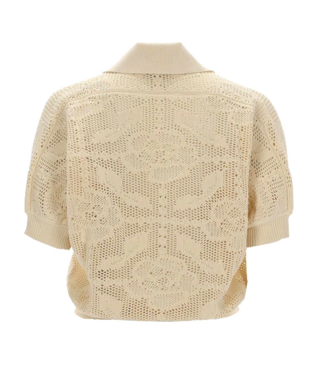 NUDE Белая хлопковая футболка, фото 2