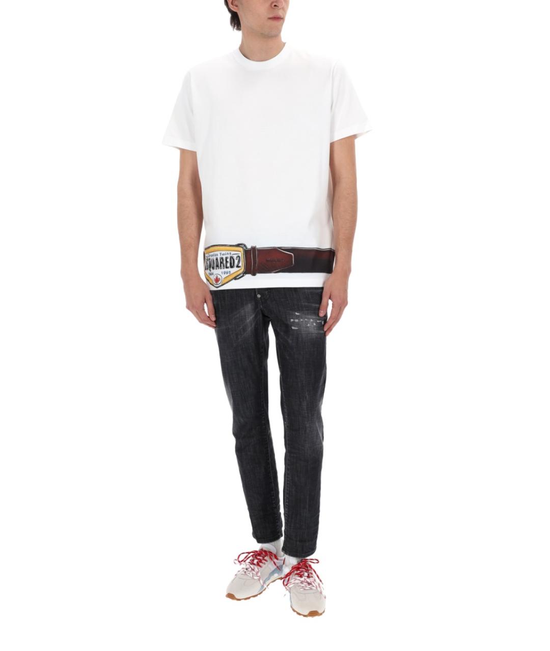 DSQUARED2 Черные хлопковые джинсы скинни, фото 2