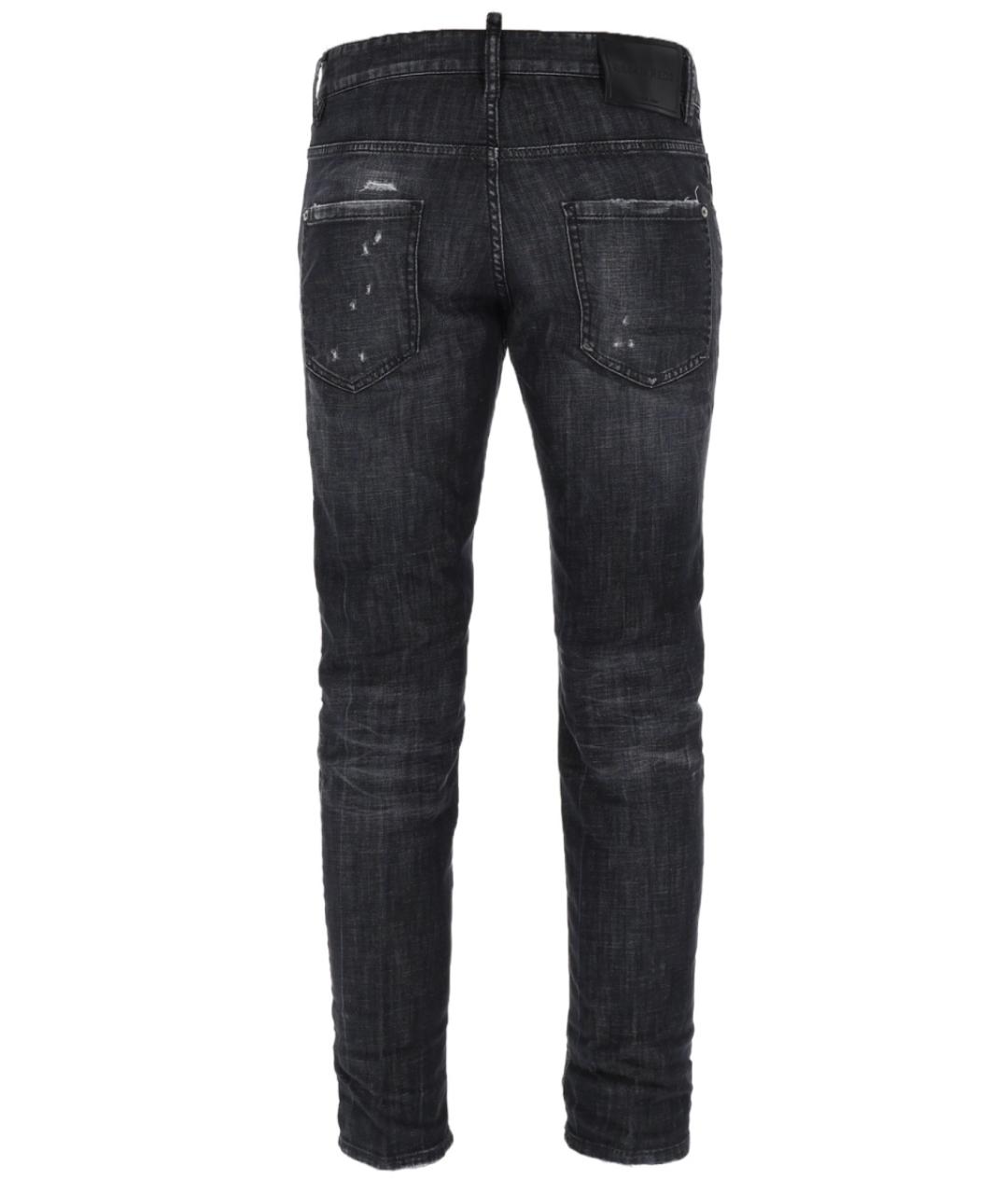 DSQUARED2 Черные хлопковые джинсы скинни, фото 3