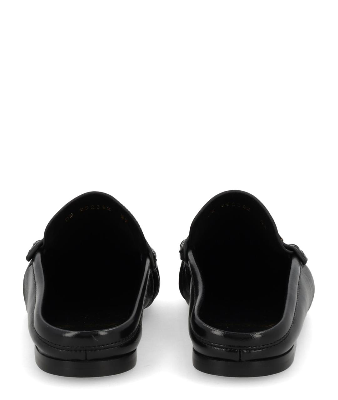 SAINT LAURENT Черные лоферы, фото 4