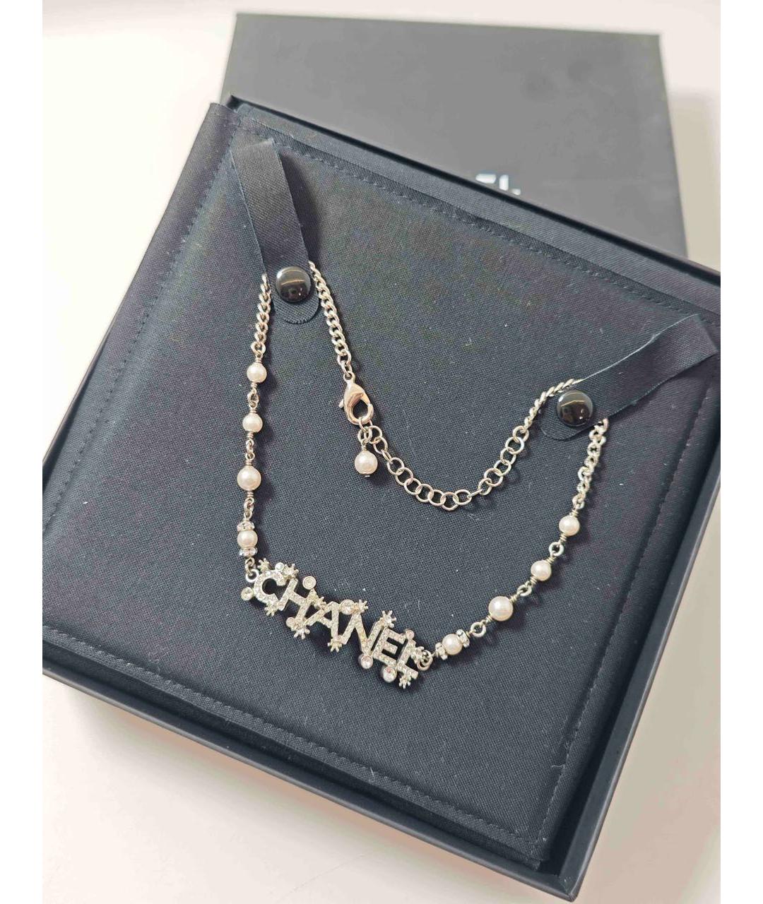 CHANEL Золотое металлическое колье, фото 5