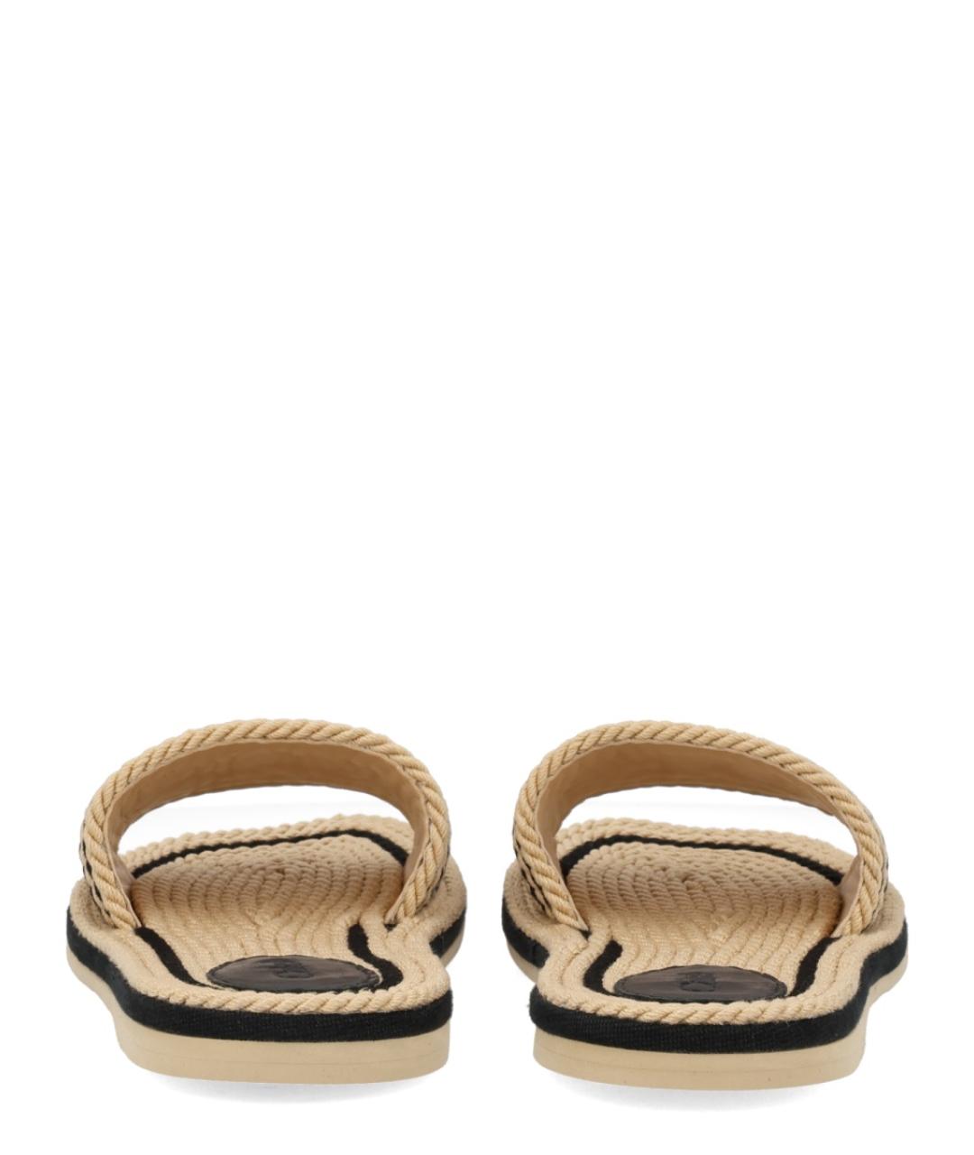 CHLOE Черные кожаные сандалии, фото 4