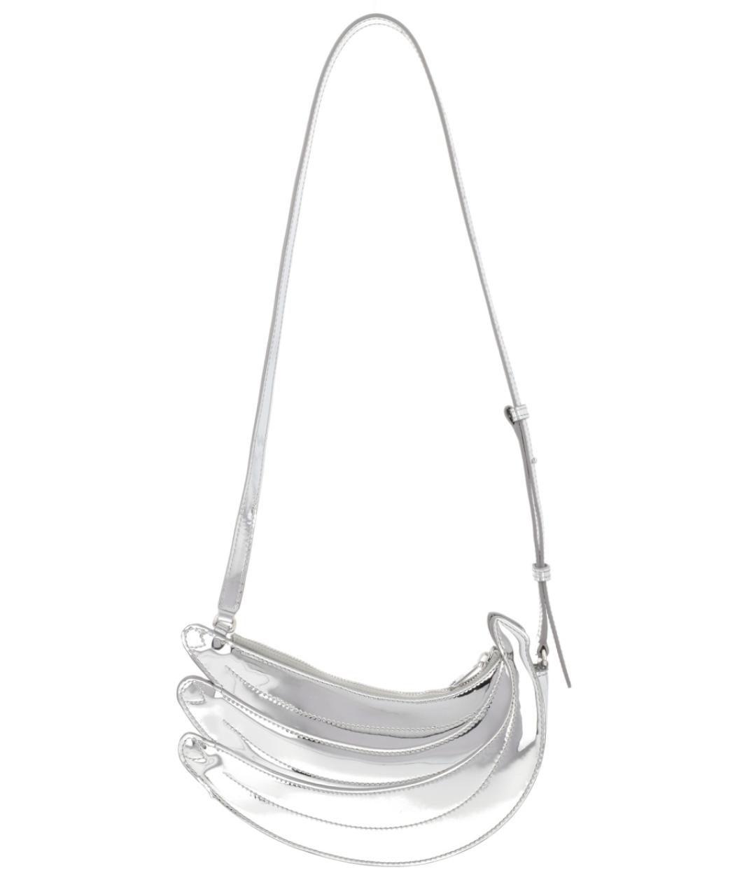 CASABLANCA Серебряная кожаная сумка через плечо, фото 3