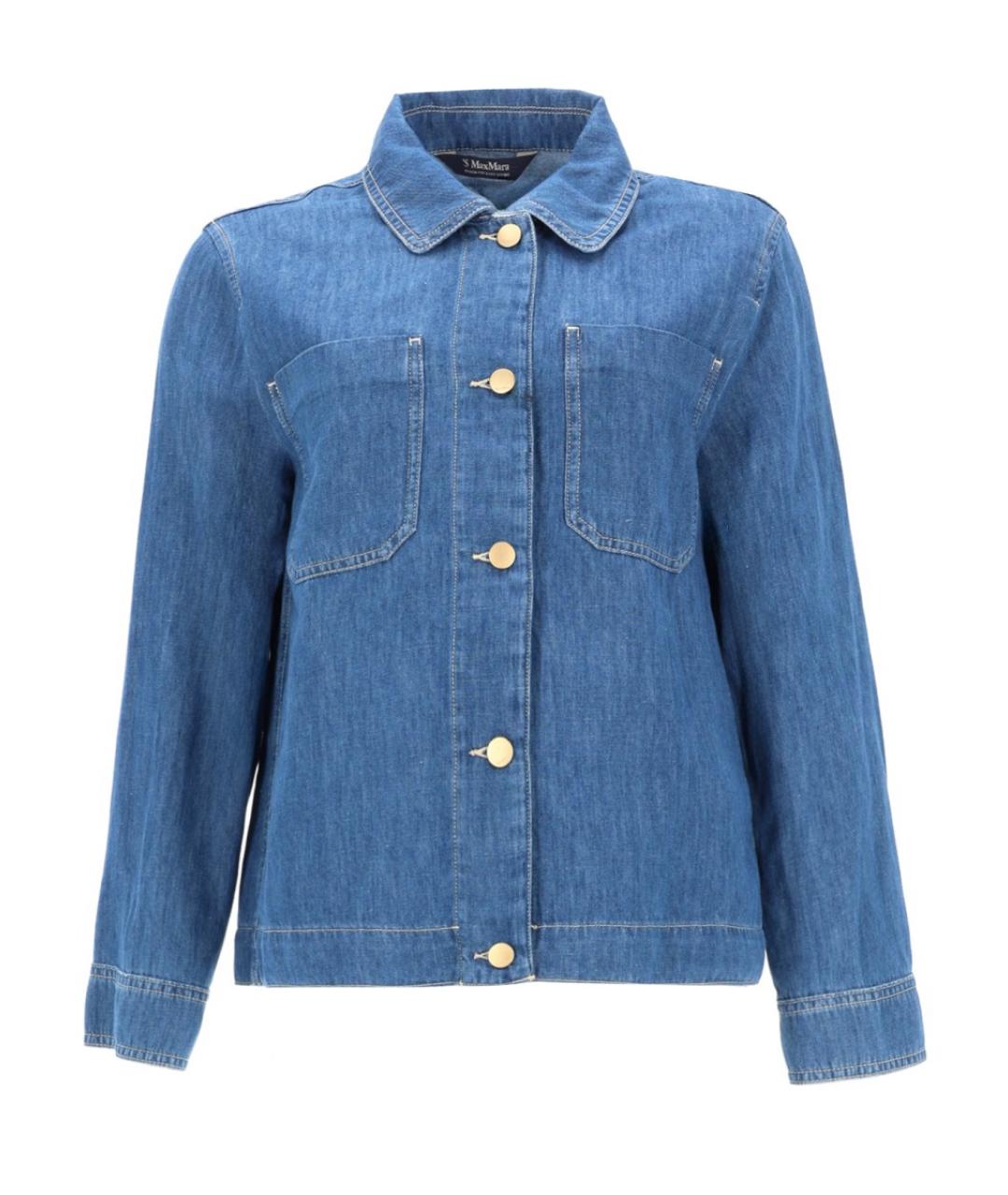 'S MAX MARA Синий жакет/пиджак, фото 1