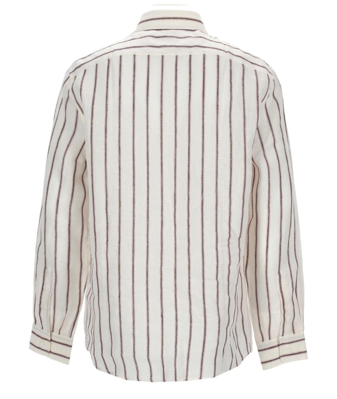 BRUNELLO CUCINELLI Мульти льняная кэжуал рубашка, фото 2