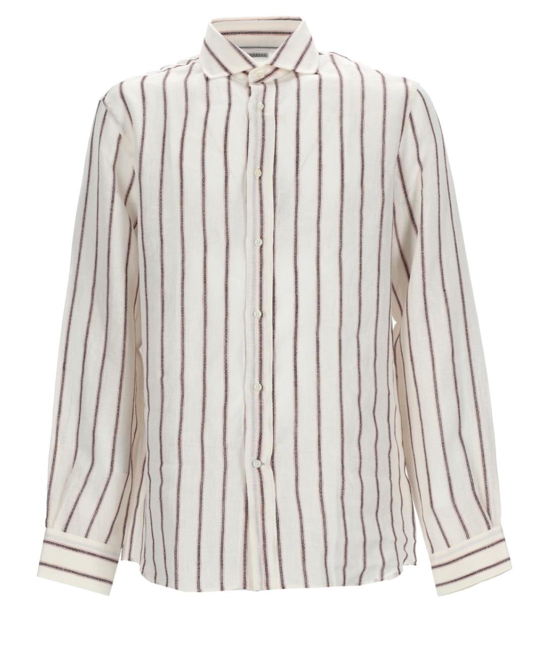 BRUNELLO CUCINELLI Мульти льняная кэжуал рубашка, фото 1