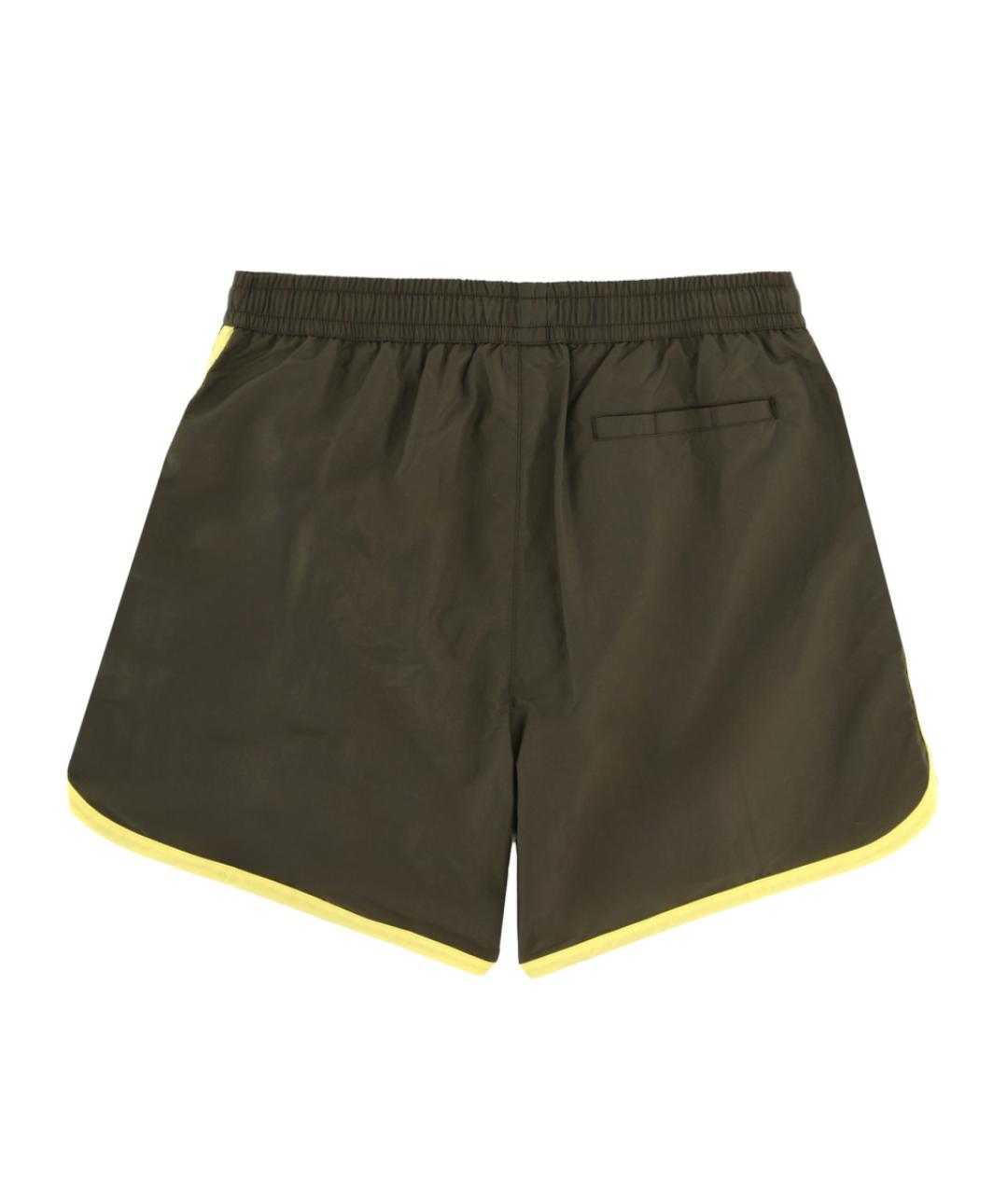 Drole de Monsieur Коричневые полиамидовые шорты, фото 2