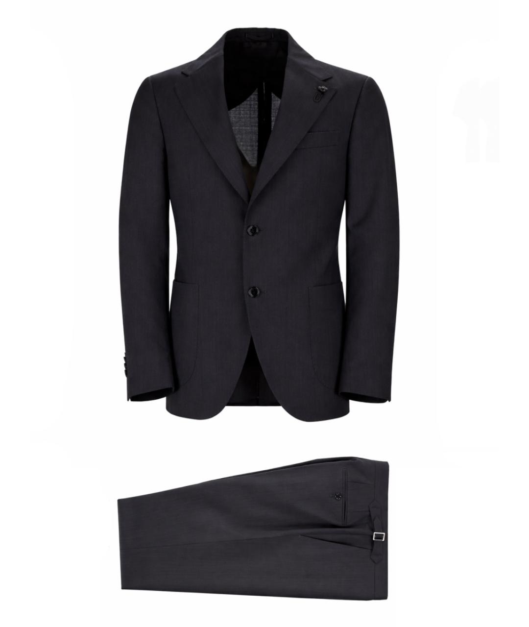 LARDINI Серый классический костюм, фото 2