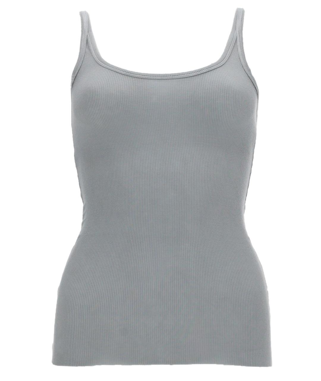 MSGM Серая вискозная майка, фото 1