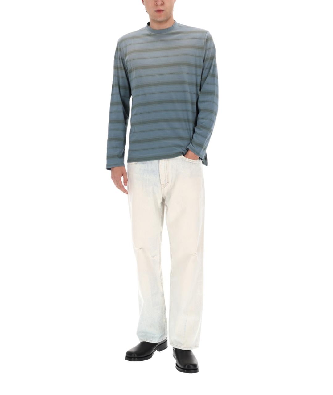 OUR LEGACY Белые хлопковые прямые джинсы, фото 3