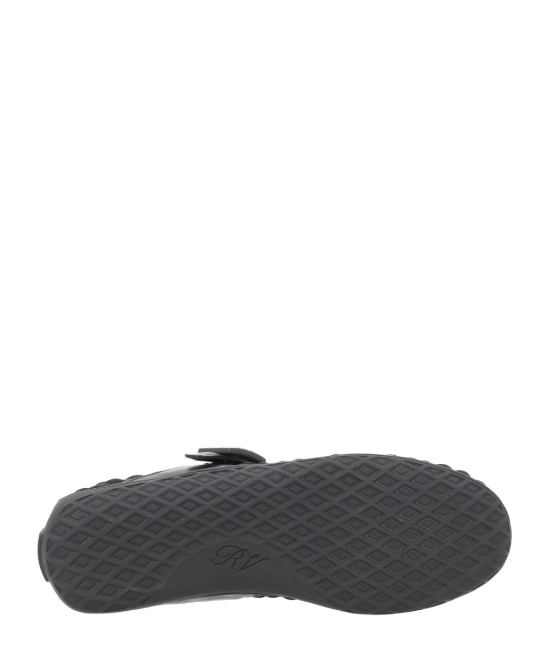 ROGER VIVIER Черные текстильные балетки, фото 6