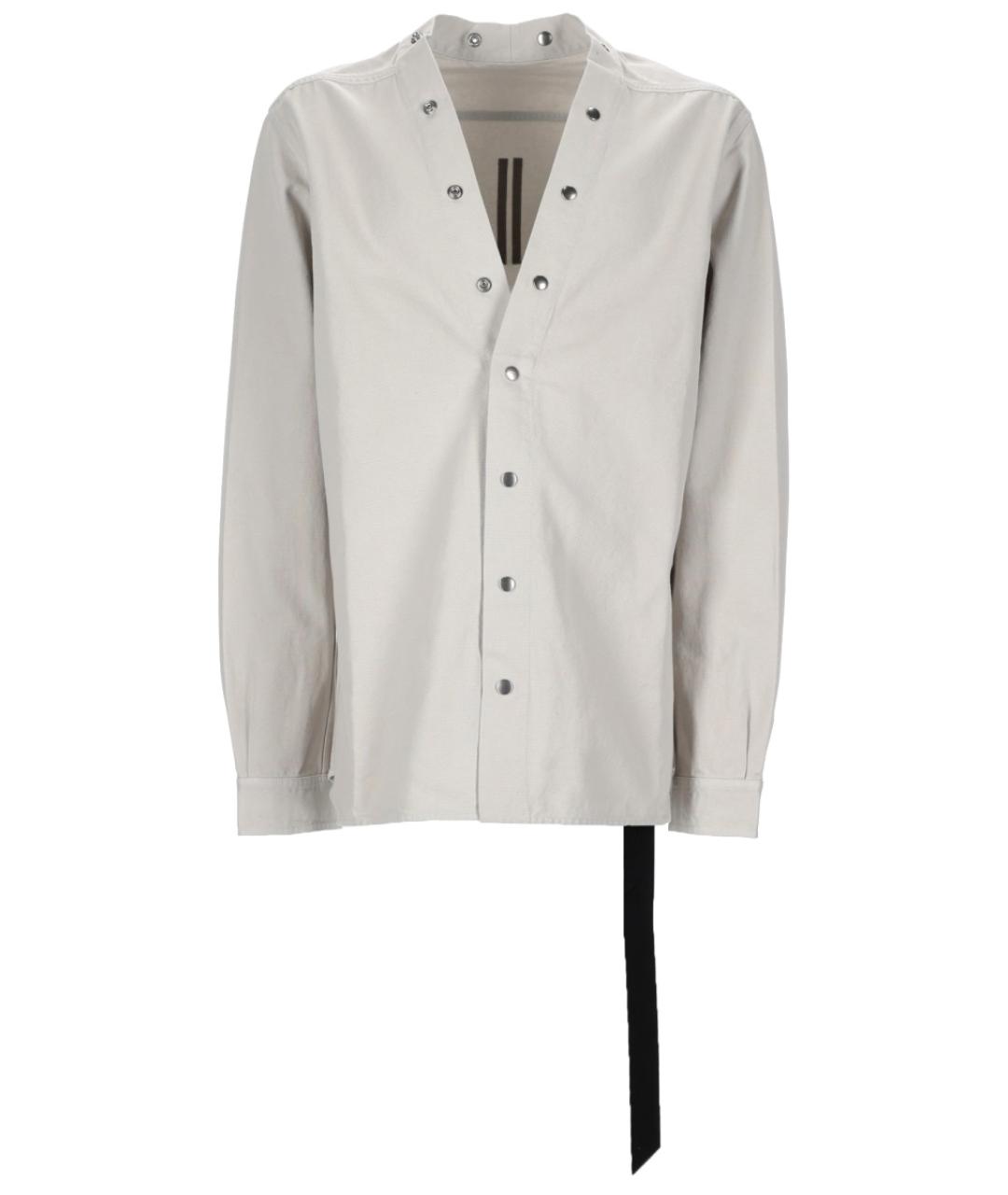 RICK OWENS DRKSHDW Белая хлопковая кэжуал рубашка, фото 1