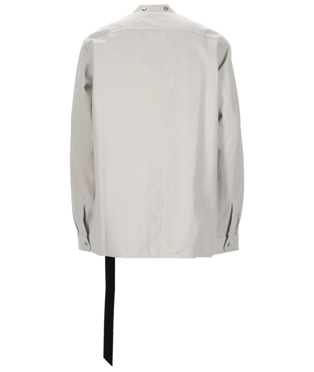 RICK OWENS DRKSHDW Белая хлопковая кэжуал рубашка, фото 2