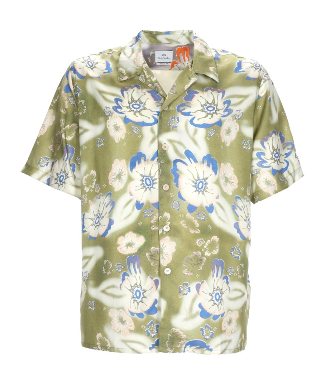 PS BY PAUL SMITH Зеленая кэжуал рубашка, фото 1