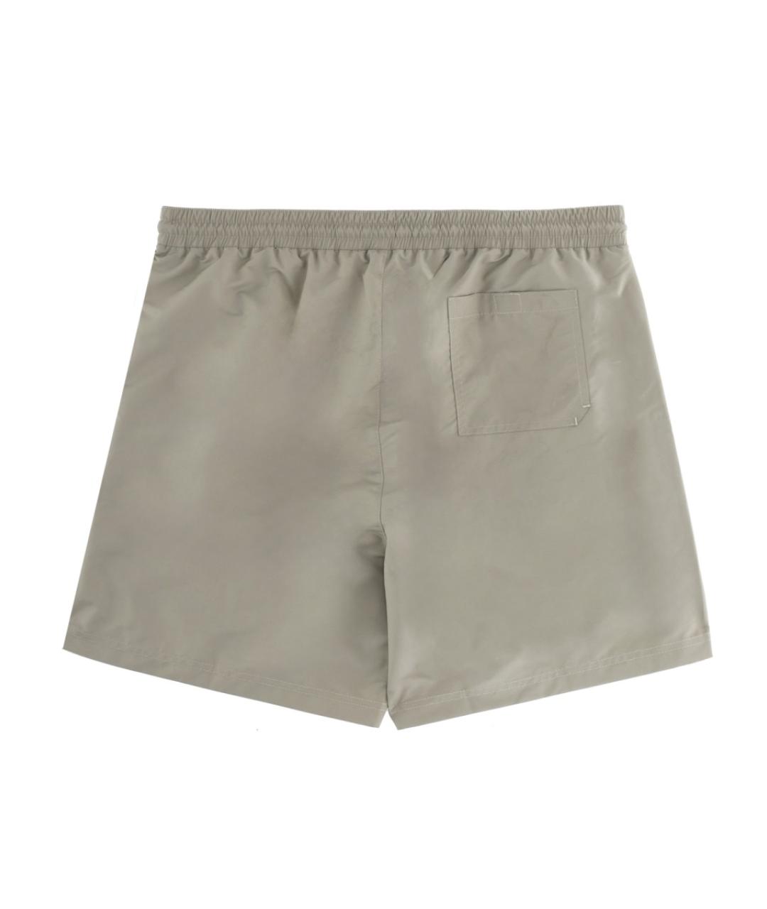 BRUNELLO CUCINELLI Бежевые полиэстеровые плавки, фото 2