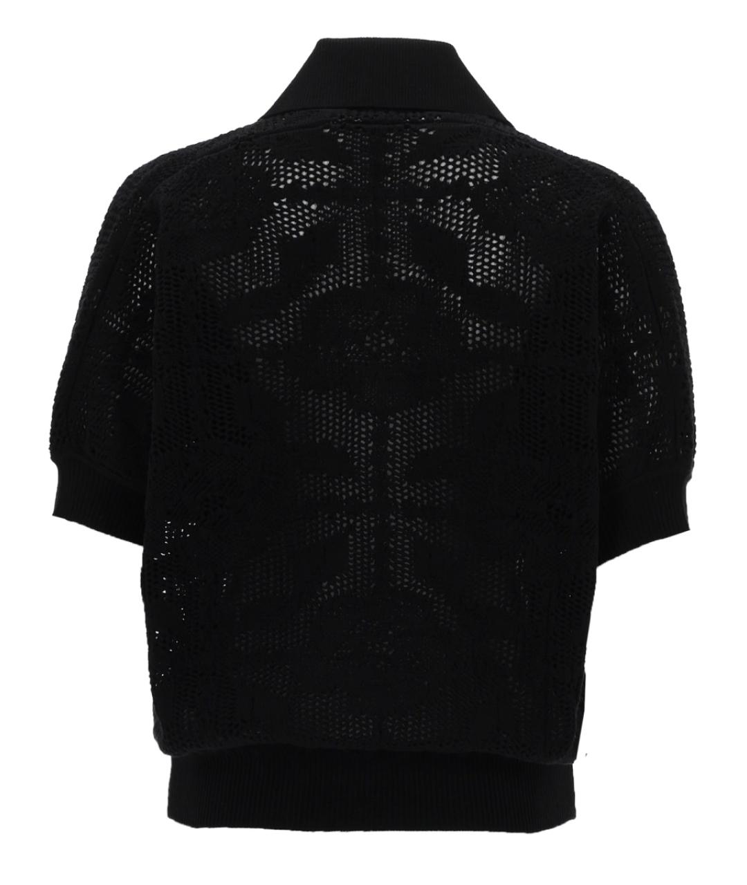 NUDE Черная хлопковая футболка, фото 2