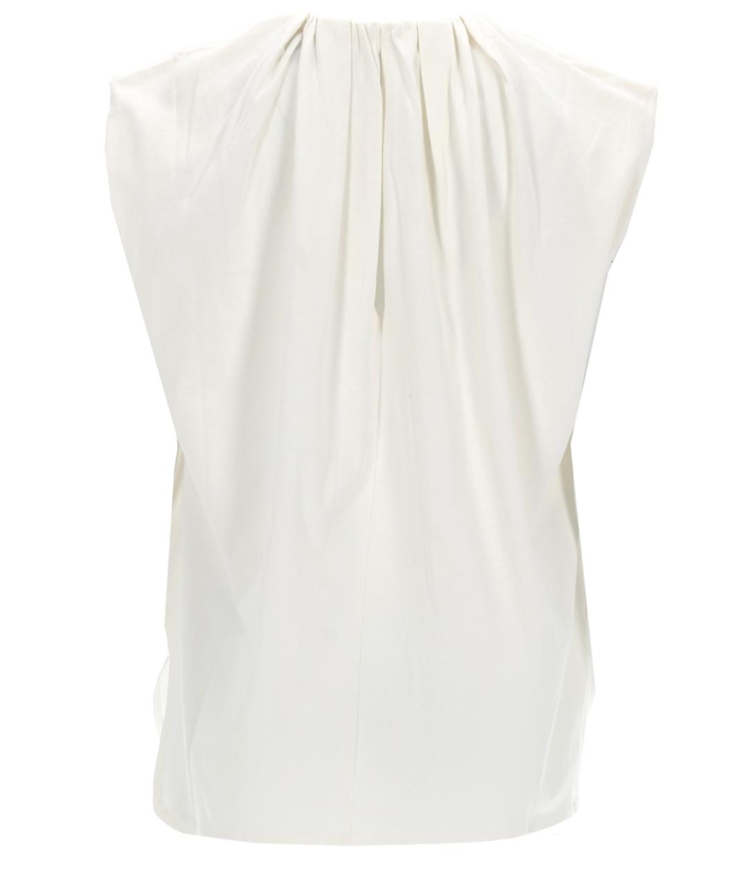 NUDE Белая хлопковая футболка, фото 2