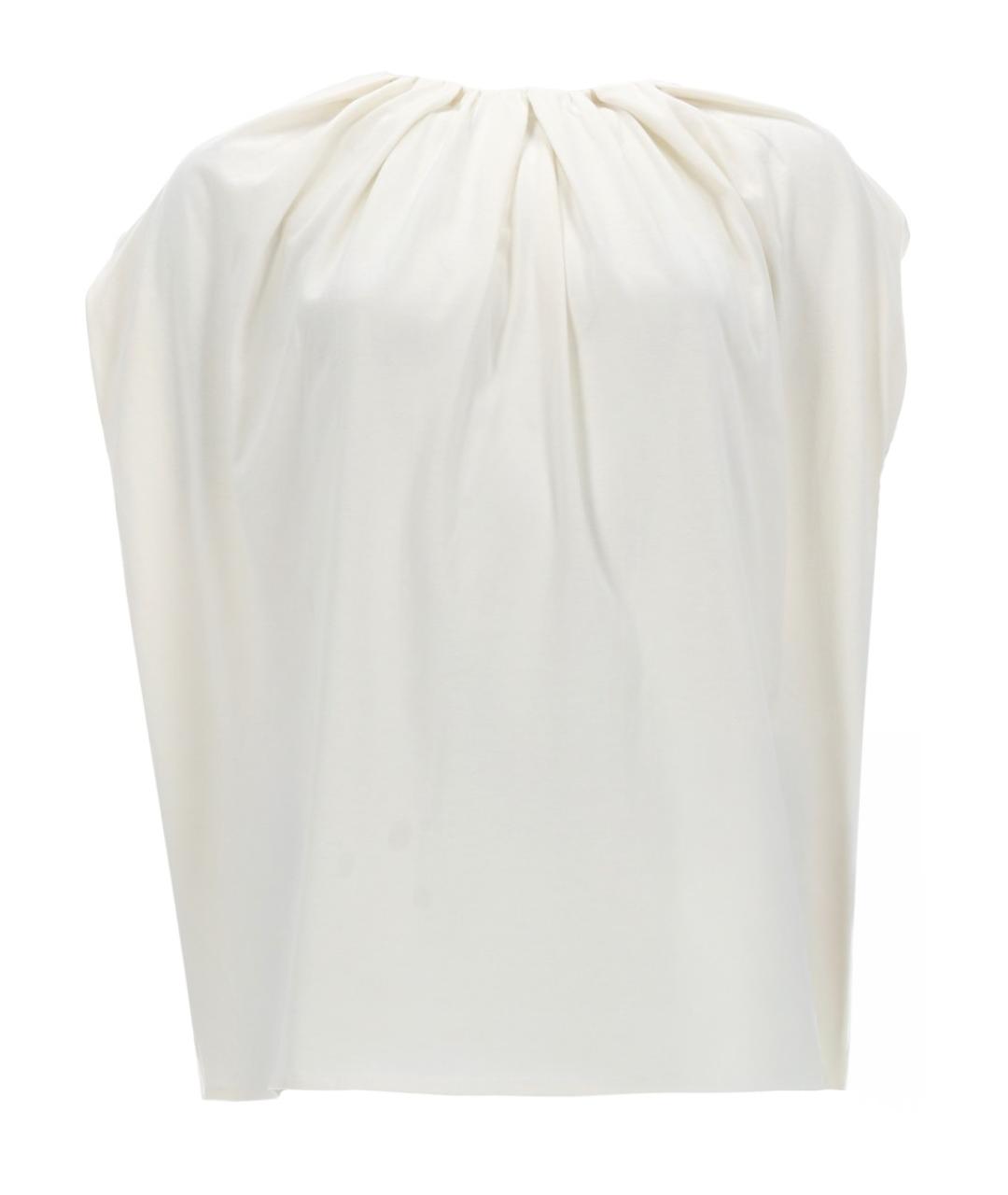 NUDE Белая хлопковая футболка, фото 1