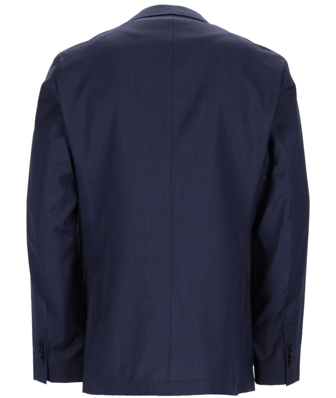 HUGO BOSS Синий шерстяной пиджак, фото 2