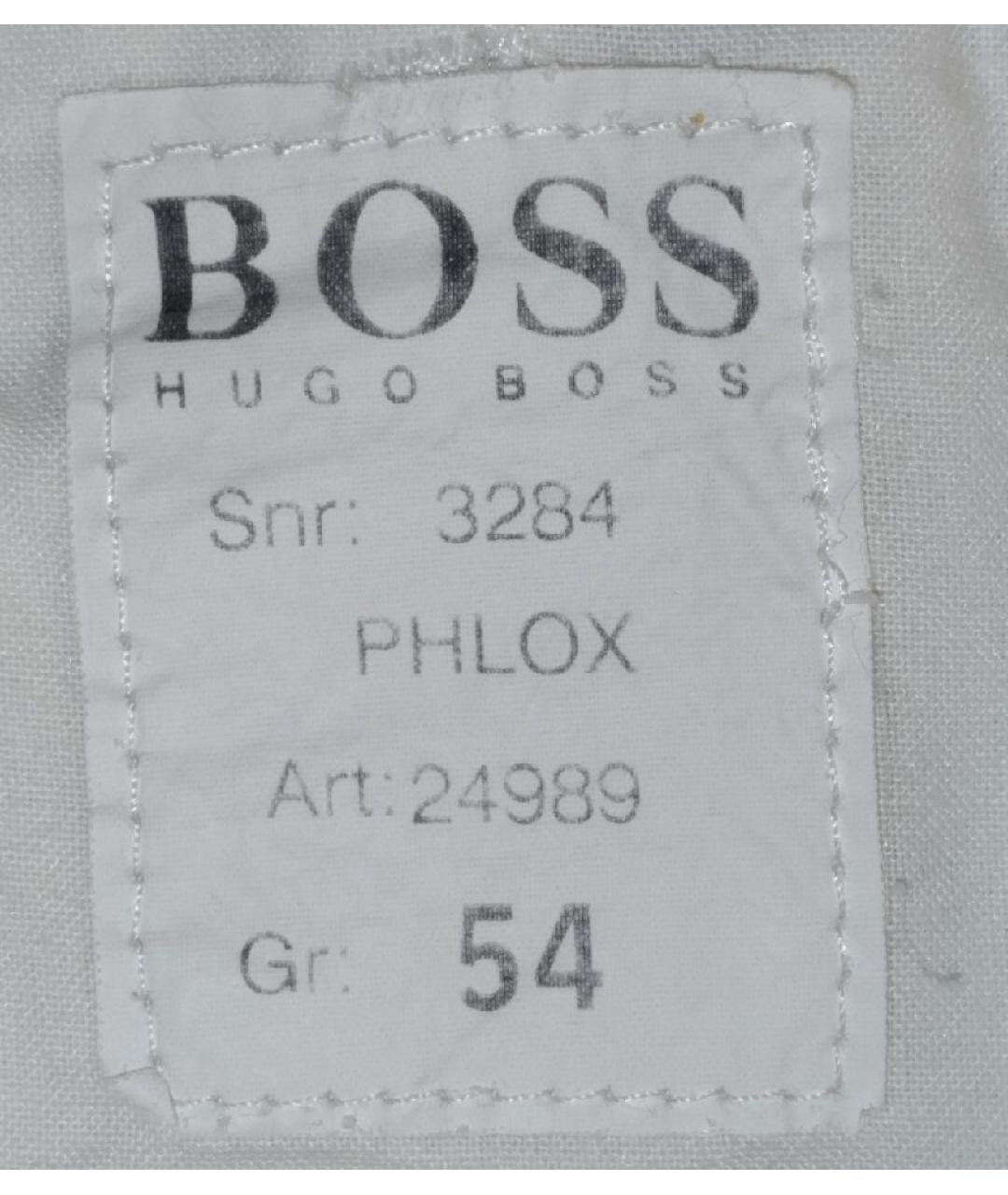 HUGO BOSS Бежевые льняные повседневные брюки, фото 5