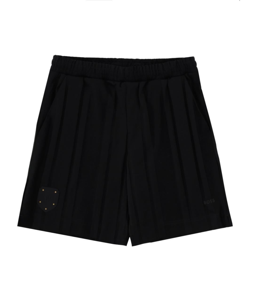 HUGO BOSS Черные хлопковые шорты, фото 1