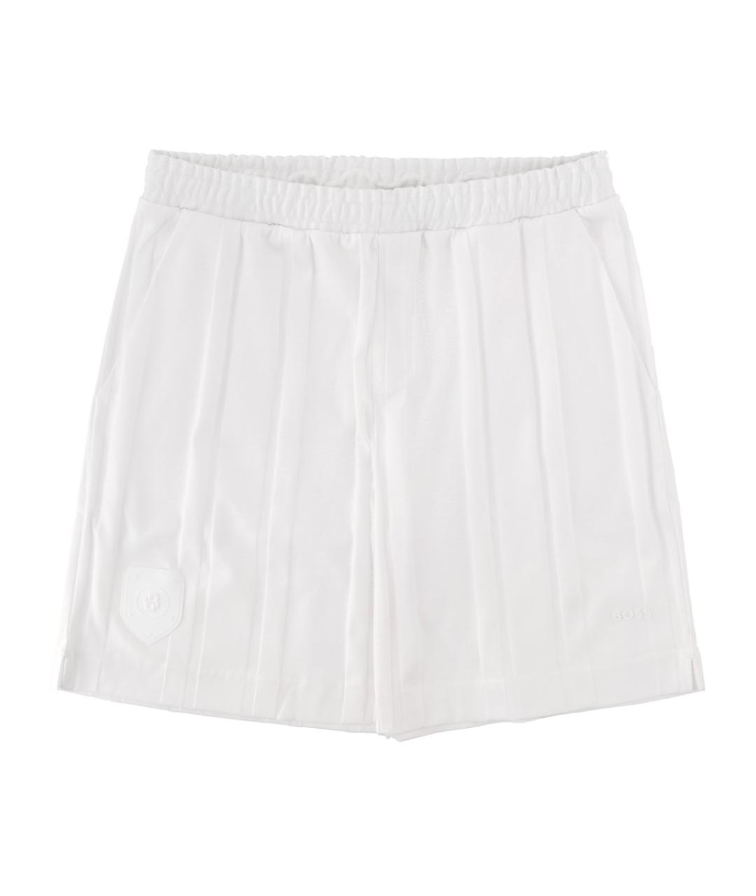 HUGO BOSS Белые хлопковые шорты, фото 1