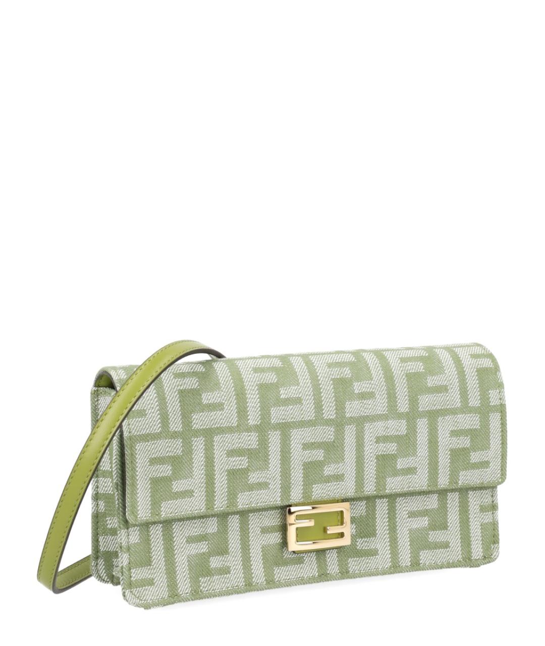 FENDI Зеленый кошелек, фото 4