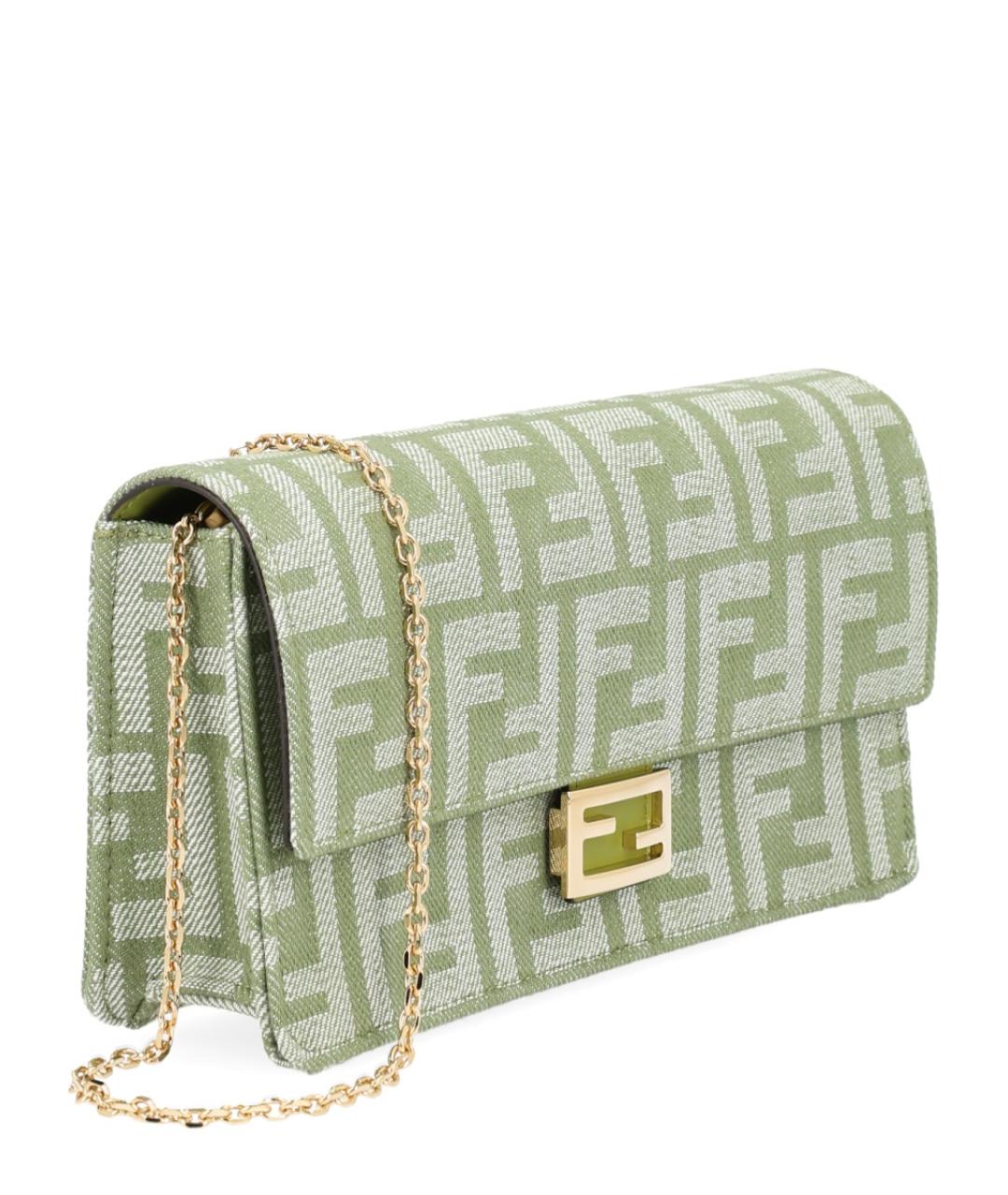 FENDI Зеленый кошелек, фото 2