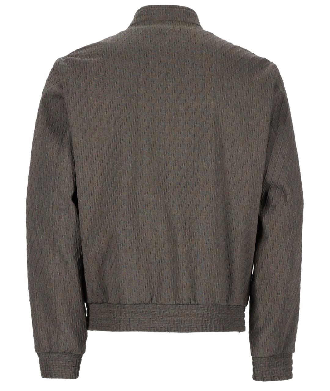 EMPORIO ARMANI Серая шерстяная куртка, фото 2