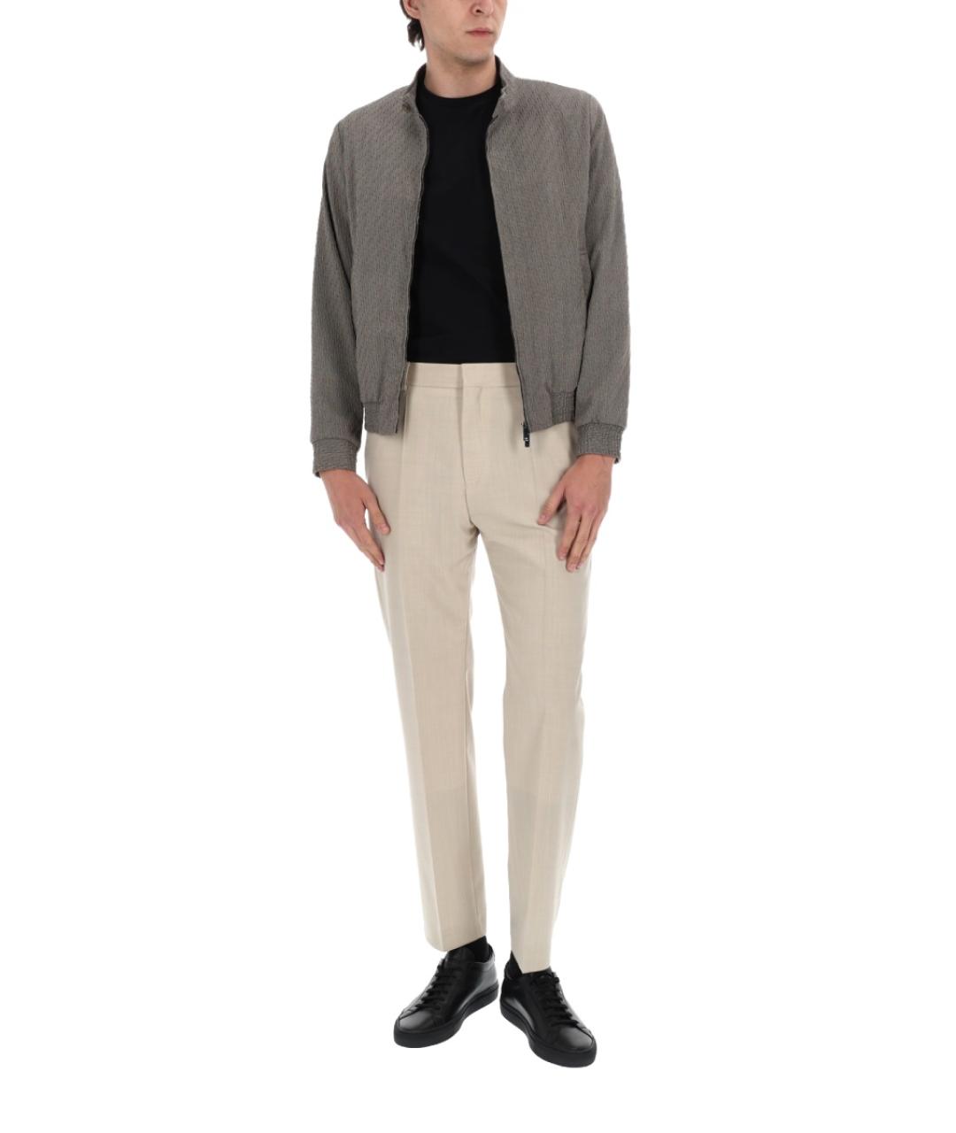 EMPORIO ARMANI Серая шерстяная куртка, фото 4