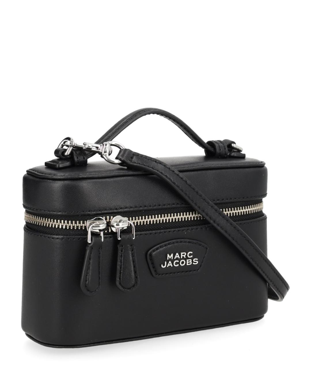 MARC JACOBS Черная кожаная сумка через плечо, фото 2