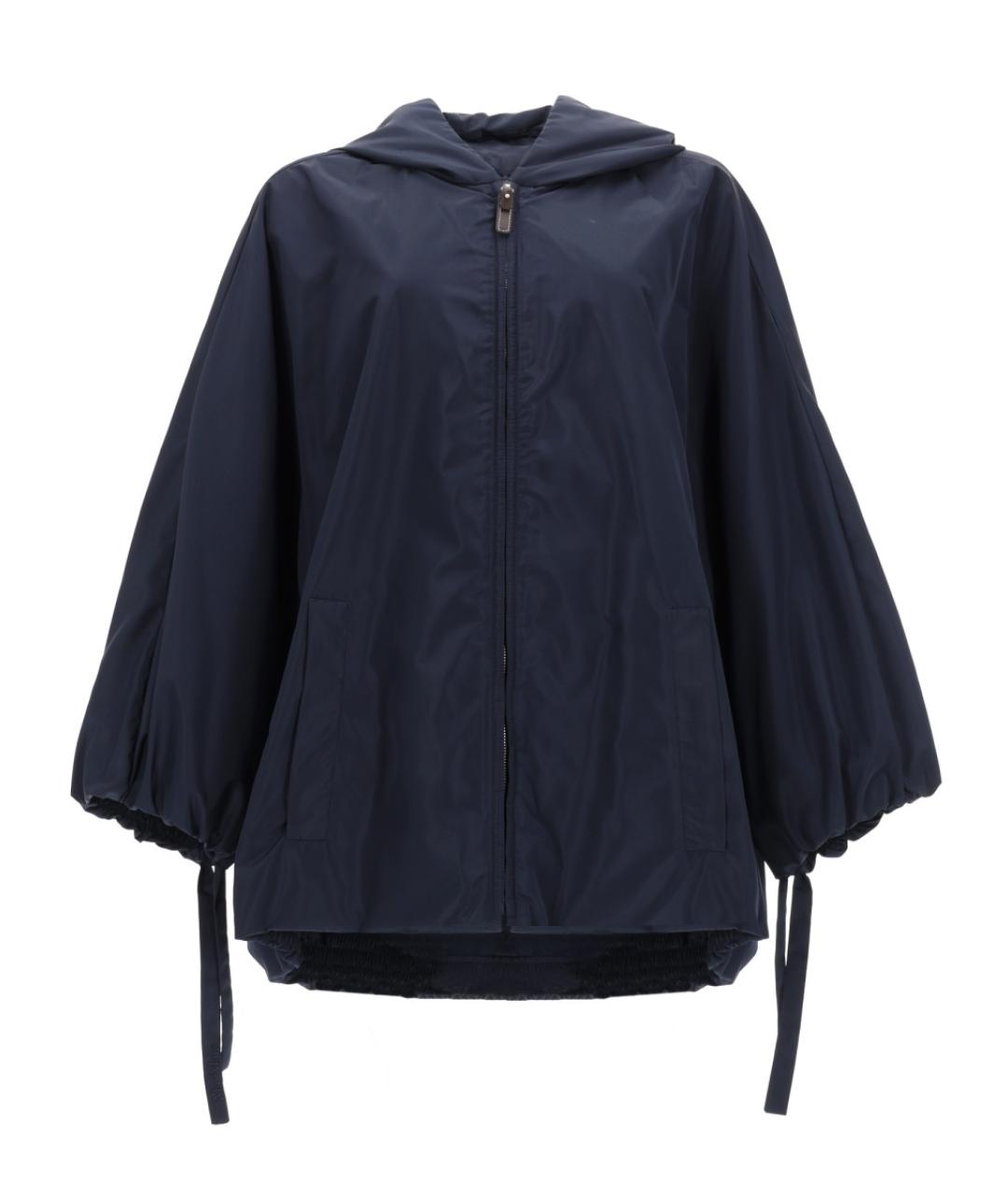 'S MAX MARA Синяя полиэстеровая куртка, фото 1