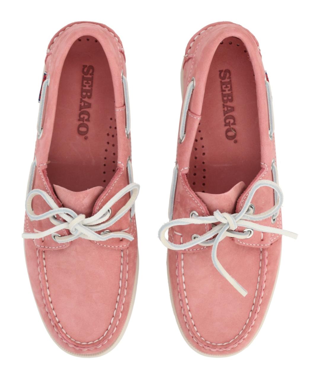 SEBAGO Розовые замшевые лоферы, фото 5